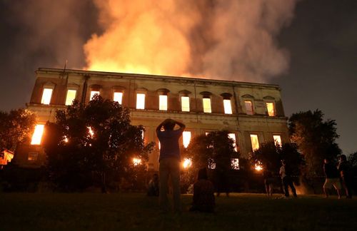 巴西国家博物馆-巴西国家博物馆大火