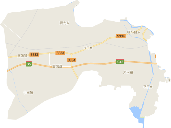 容城县地图-容城县地图全貌