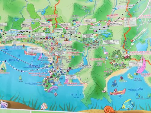 三亚旅游地图-三亚旅游地图高清版